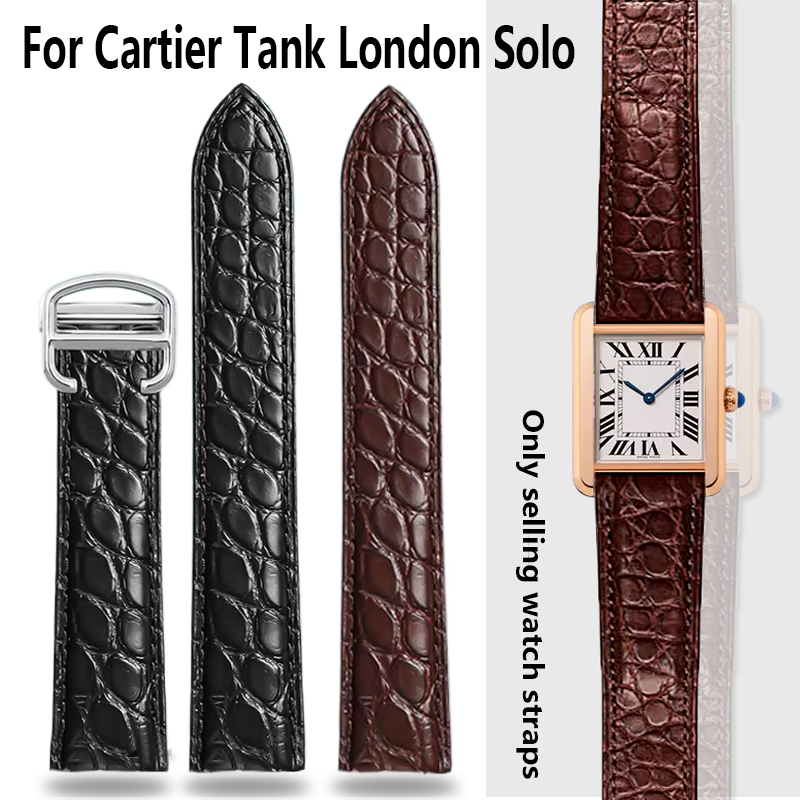 Men'S Accessories London - クロコダイル時計バンド 16 18 20 22 23