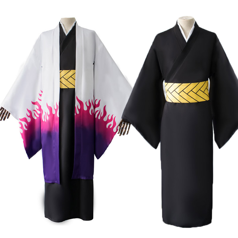 Men'S Kimono Accessories - 男性と女性のためのアニメ,足首のユニフォーム,着物,ハロウィーンのロールプレイスーツ,完全なセット