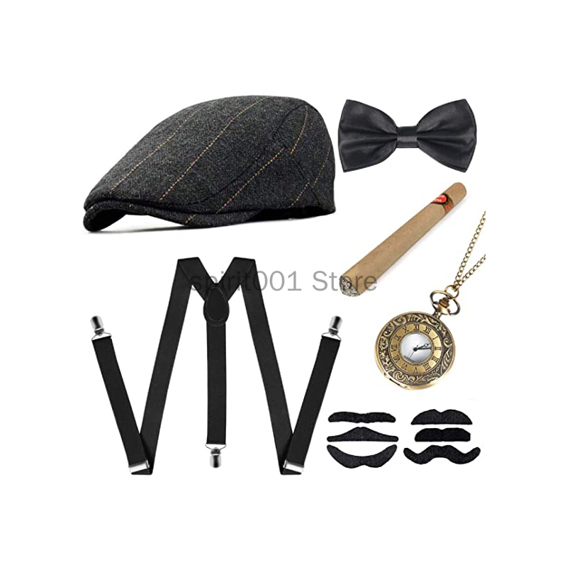 Men'S Accessories In The 1920S - 新しいパーティー大人のボーイズアクセサリー 1920 年代メンズグレートギャツビーアクセサリーセット轟音 20 年代 30