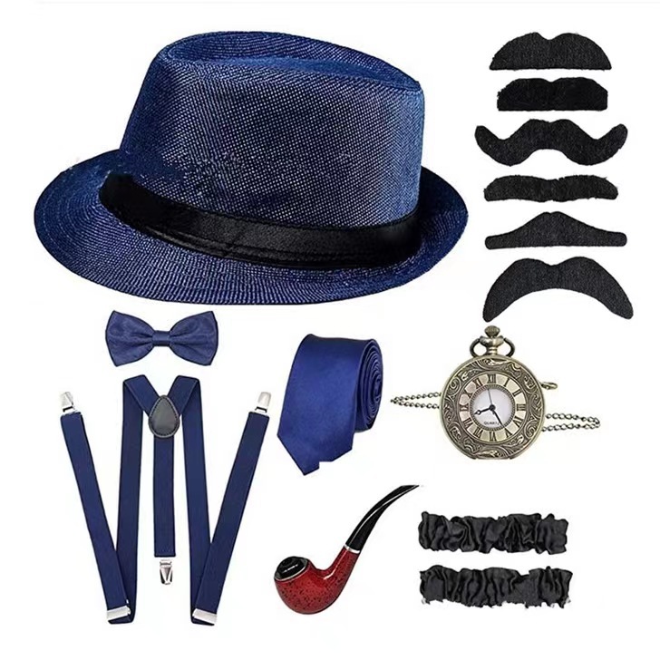 1920年代メンズギャツビーギャングスターコスチュームニュー - Men'S Accessories In The 1920S のレビューと価格