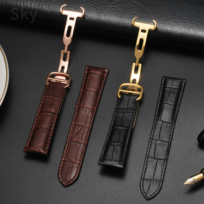男性と女性のための本革の時計バンド,抗アレルギー,防汗,柔軟 - Men'S Accessories London のレビューと価格
