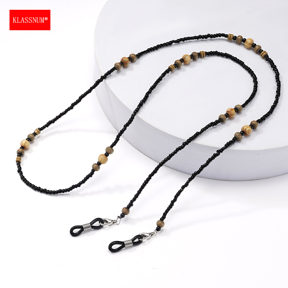 KLASSNUM ヴィンテージメガネストラップ男性女性ラウン - Men Accessories Neck Chain のレビューと価格