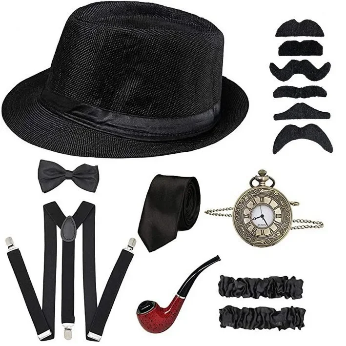 男性用パーティーグッズ、1920年代をテーマにしたコスプレ衣 - Men'S Accessories In The 1920S のレビューと価格
