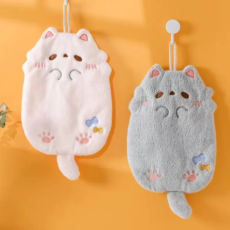 卸売かわいい漫画タヌキ吊りタオルサンゴベルベットの髪は厚い布 - Men'S Accessories Types のレビューと価格
