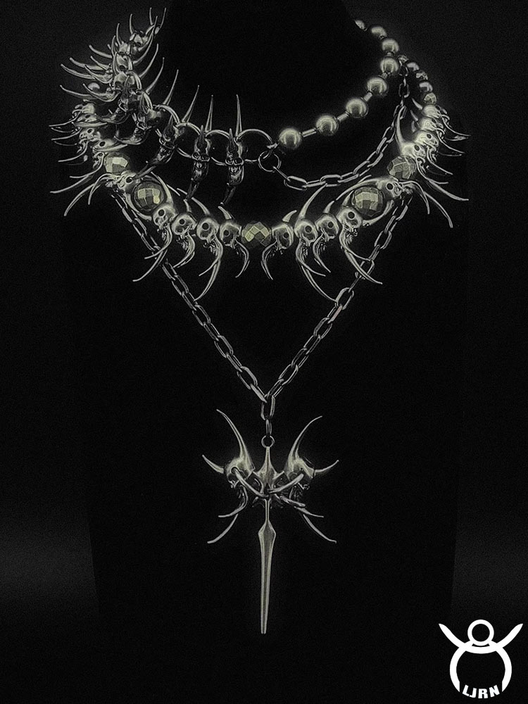2025年新作 パンクネックレス シルバーカラー メタル ユ - Men Accessories Neck Chain のレビューと価格