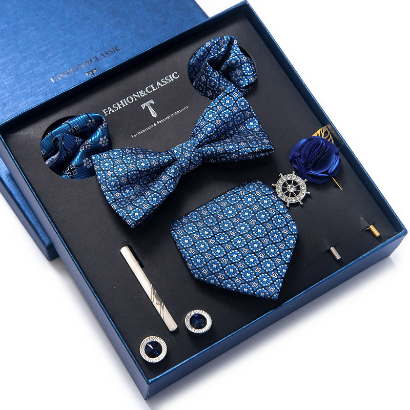 クラシックな結婚式の贈り物,正方形のスクエアポケット,ネクタ - Neck Tie Set Box のレビューと価格