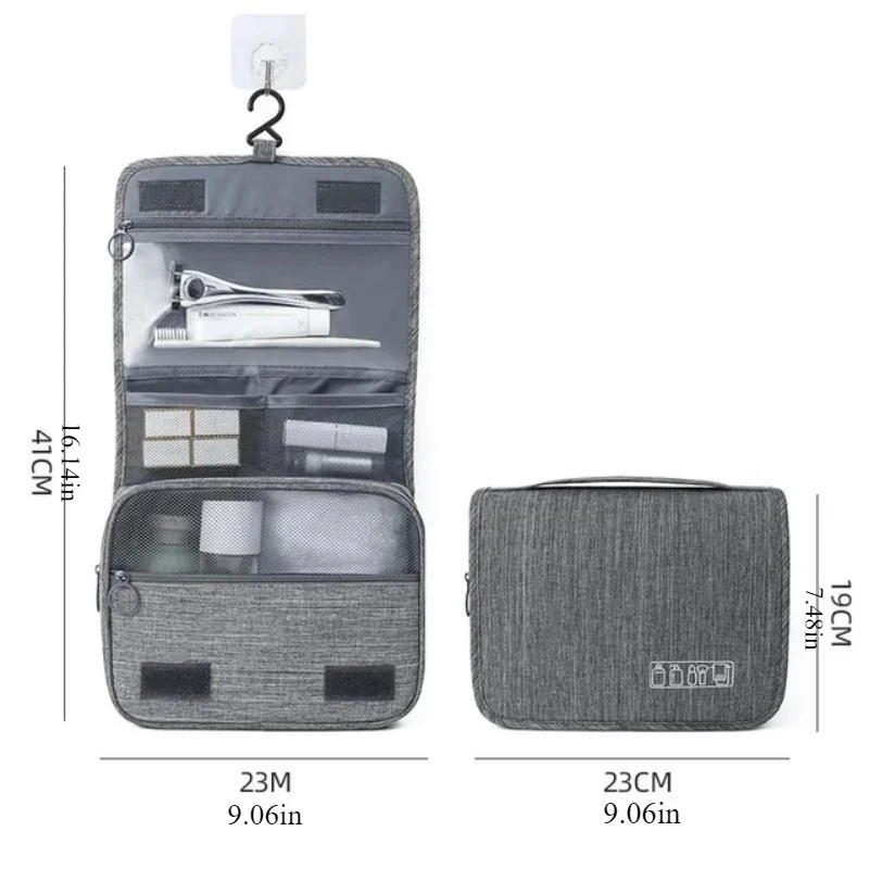 防水オックスフォード素材のトラベル用洗面用具バッグ。男性・女 - Travel Organizer Men のレビューと価格