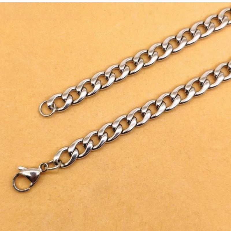 YQ 3MM-10MM 316Lステンレス鋼キューバンチェー - Men Accessories Neck Chain のレビューと価格